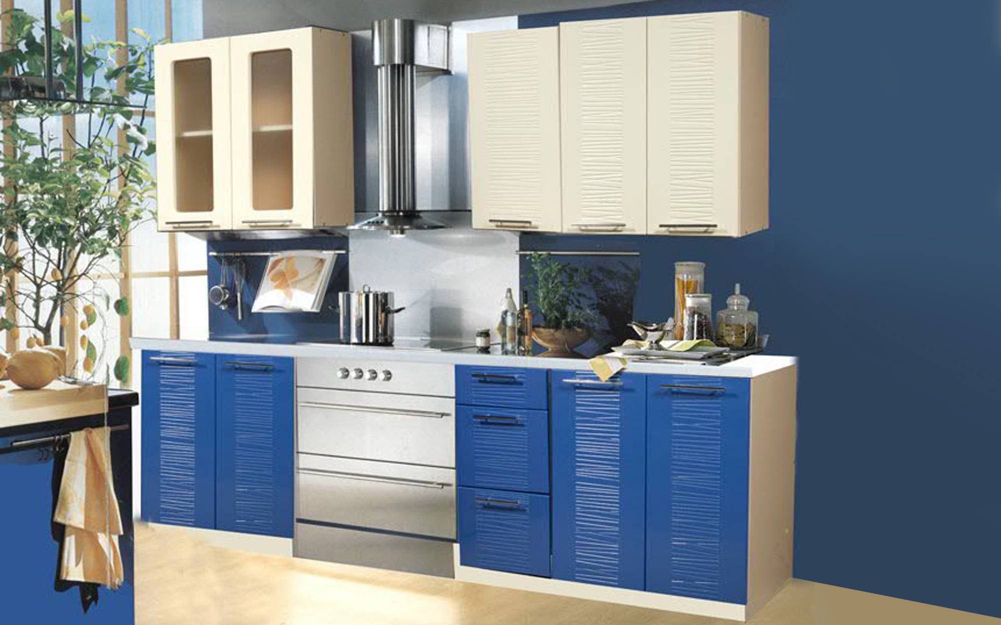 Купить мебель ола. Кухня Виола Пинскдрев. Кухонный гарнитур. Кухня в синем цвете. Голубой кухонный гарнитур.