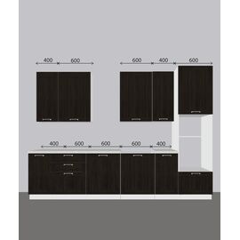 Кухня Вирджиния лиственница бланко 2, Размеры: Размер 2,6 м.