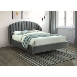 Кровать CALABRIA VELVET Bluvel 14 (серый)