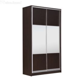 Шкаф-купе Elgon 01 КК (венге), Ширина шкафа-купе: 1380, Высота : 2400, Глубина: 450