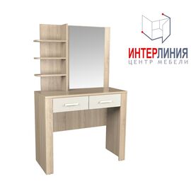 Стол туалетный Коламбия КЛ-016 (сонома/ дуб белый)