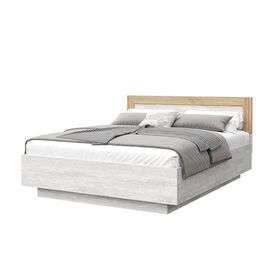 Кровать 900 Каен КМК 0991.18 (ледяное дерево/ледяное дерево, артизан)