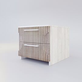 Тумба 2Я Монтале (бетон пайн светлый/mdp 70 астана роузвуд)