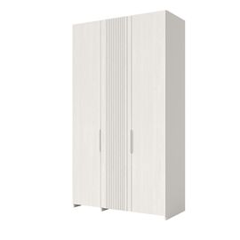Шкаф для одежды 3Д Харди 1 (без зеркал) (белый текстурный/ясень белый текстурный)