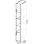 Шкаф-стеллаж Марсель 14 - 600мм вудлайн кремовый, изображение 5