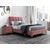 Кровать MIRAGE VELVET TAP. 185 (античный розовый/золотой)