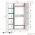 Шкаф-купе Лагуна ШК05-02 1850/2200/650 правый и левый (белый), изображение 7