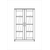 2.02.03.390.1 СИРИУС тумба 2 двери со стеклом 78х123 белая, изображение 4