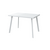 Столы обеденные Хагген со стеклом (1100) (белый/серо-белый)
