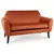 Диван SIGNAL MENA Velvet Bluvel 4215 корица/венге