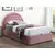 Кровать POLLY Velvet Bluvel 52 античный розовый, 120/200