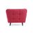 Кресло SIGNAL CASTELLO 1 Velvet Bluvel 59 бордовый/венге, изображение 3