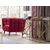 Кресло SIGNAL CASTELLO 1 Velvet Bluvel 59 бордовый/венге, изображение 6