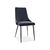 Стул SIGNAL PIANO B Velvet Bluvel 19 черный/черный
