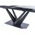 Стол обеденный SIGNAL SORENTO Ceramic эффект серого мрамора/черный мат 160-220/90, изображение 3