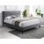 Кровать SIGNAL MALAGA Velvet Bluvel 14 серый/черный 160/200