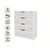 Комод КТ-К80 Концепт (белый/дуб белый), изображение 4
