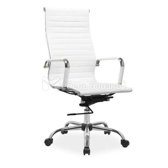 Кресло компьютерное Q-040 белое