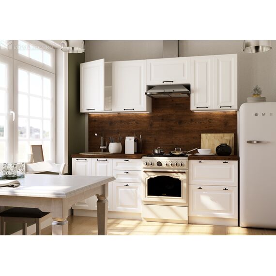 Кухня Ницца Royal Blanco 2, Размеры: Размер 1,6 м.