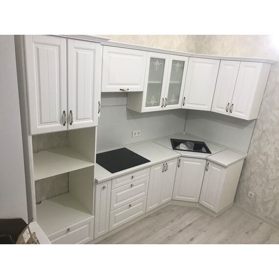 Кухня угловая Прованс белый, Размеры: Размер 1,2х1,6 м., изображение 5