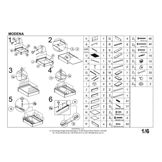 Кровать MODENA 2 (белый), изображение 4