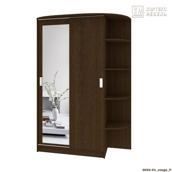 Шкаф-купе Лагуна ШК04-01 1520/2200/650 правый и левый (венге), изображение 4