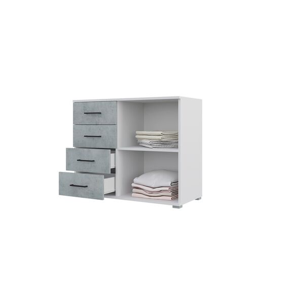 Комод Nova (бетон/ белый), изображение 3