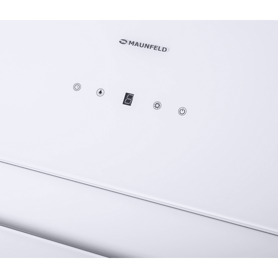 Кухонная вытяжка MAUNFELD Mersey 50 белый\вставка сатин, Цвет вытяжки: черный, Ширина (техника): 50, изображение 4