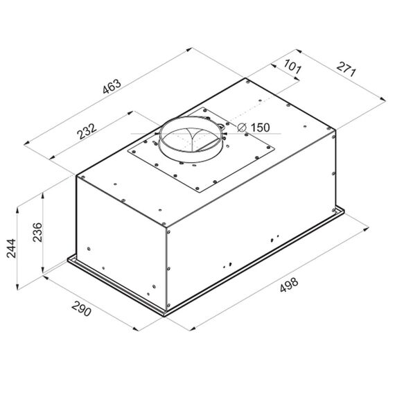 Кухонная вытяжка MAUNFELD Crosby Power 50 черный, Цвет вытяжки: черный, Ширина (техника): 60, изображение 2