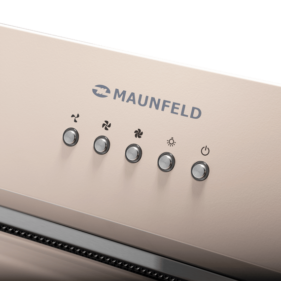 Кухонная вытяжка MAUNFELD TRAPEZE 602IG бежевый, Цвет вытяжки: бежевый, Ширина (техника): 60, изображение 6