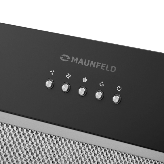 Кухонная вытяжка MAUNFELD TRAPEZE 602M черный, Цвет вытяжки: черный, Ширина (техника): 60, изображение 5
