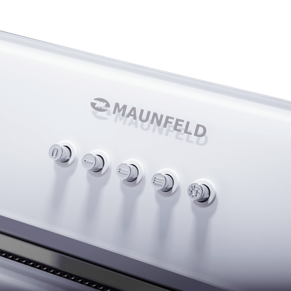 Кухонная вытяжка MAUNFELD TRAPEZE 601GG белый, Цвет вытяжки: черный, Ширина (техника): 60, изображение 5