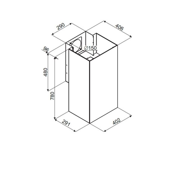 Кухонная вытяжка MAUNFELD Bath 402 чёрный, изображение 2