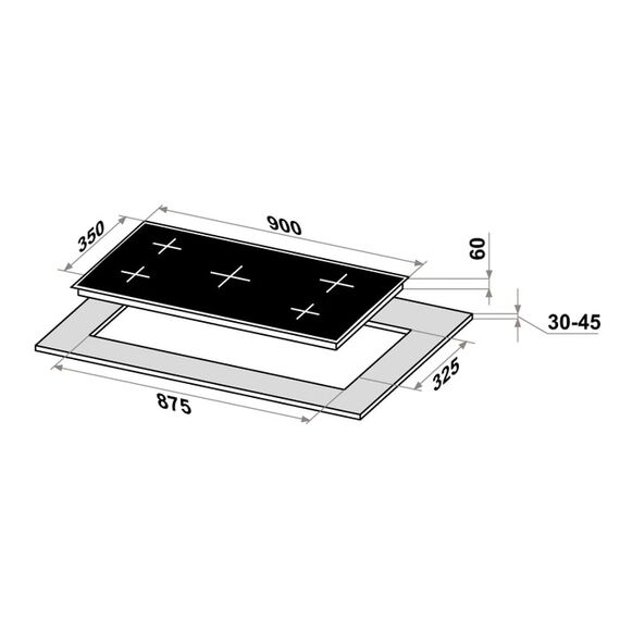 Индукционная варочная панель MAUNFELD CVI904SFLBK, изображение 2