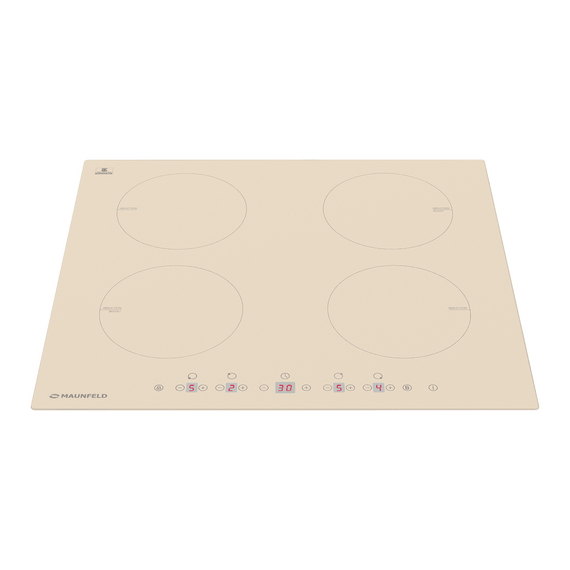 Индукционная варочная панель MAUNFELD EVI.594-BG, Цвет варочной панели: бежевый, изображение 4