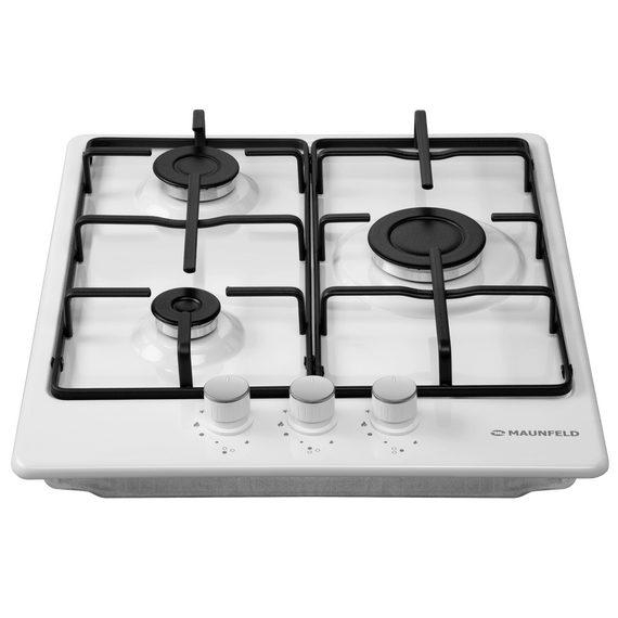 Газовая варочная панель MAUNFELD EGHE.43.3STS-EW, изображение 3