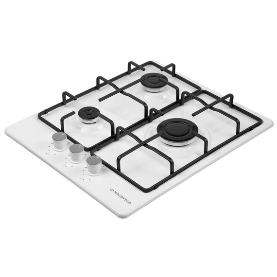 Газовая варочная панель MAUNFELD EGHE.43.3STS-EW, изображение 4