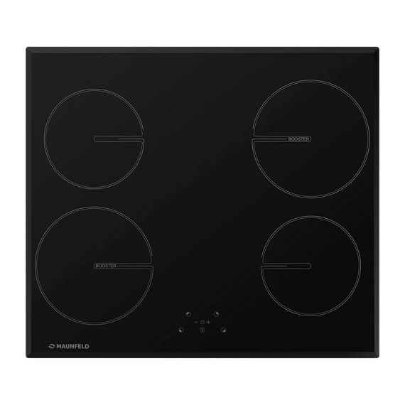 Индукционная варочная панель MAUNFELD MVI59.4HZ.2BT-BK, Цвет варочной панели: черный, Ширина (техника): 60, изображение 4