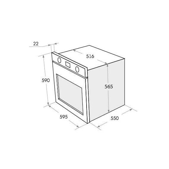 Шкаф духовой электрический MAUNFELD AEOC.575W, Цвет духового шкафа: белый, Ширина (техника): 60, изображение 14