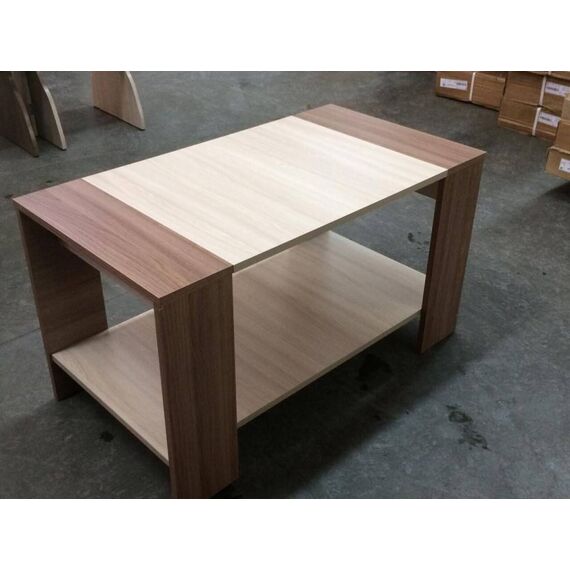 Стол журнальный Квадро (венге/ дуб молочный), изображение 2