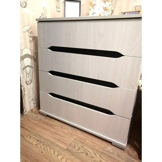Комод Вега 800 (крафт белый/ венге), изображение 4