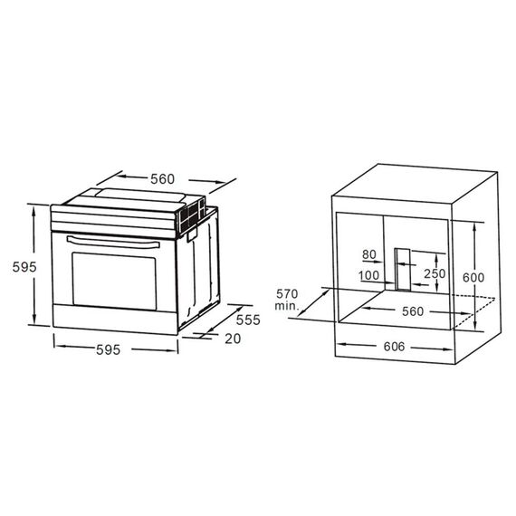 Шкаф духовой газовый с электрическим грилем MAUNFELD MOGS703B2, изображение 15