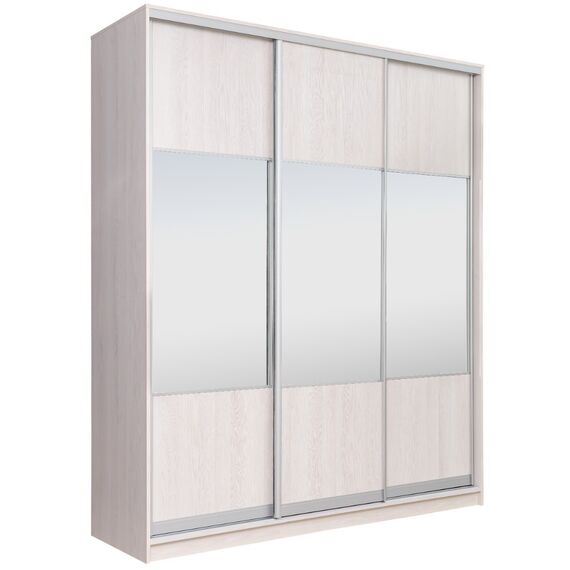 Шкаф-купе Elgon 01 ККК (ясень снежный), Ширина шкафа-купе: 1760, Высота : 2200, Глубина: 600