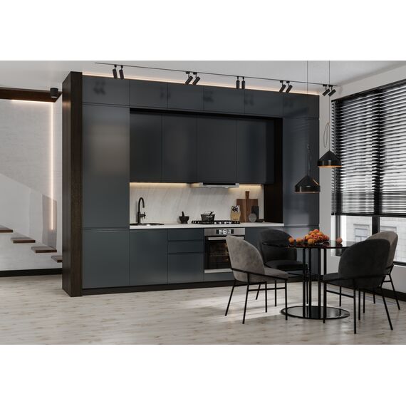 Кухня Маори Нуар, Размеры: Размер 1,6 м., изображение 8