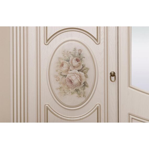 Шкаф Верона 4-х дверный 190x58x230 (капучино/кофе), изображение 6