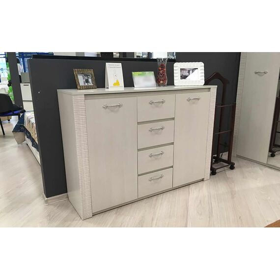 Кровать Элана без основания (бодега белая), Подъемный механизм: Есть (платная опция), Размер спального места: 120х200, Ширина: 1266, Высота : 936, изображение 9