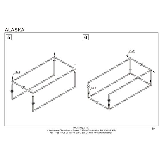  Комплект ALASKA (2 стола журнальных) дуб золотой/черный, 120/60/40 и 55/55/36, изображение 4