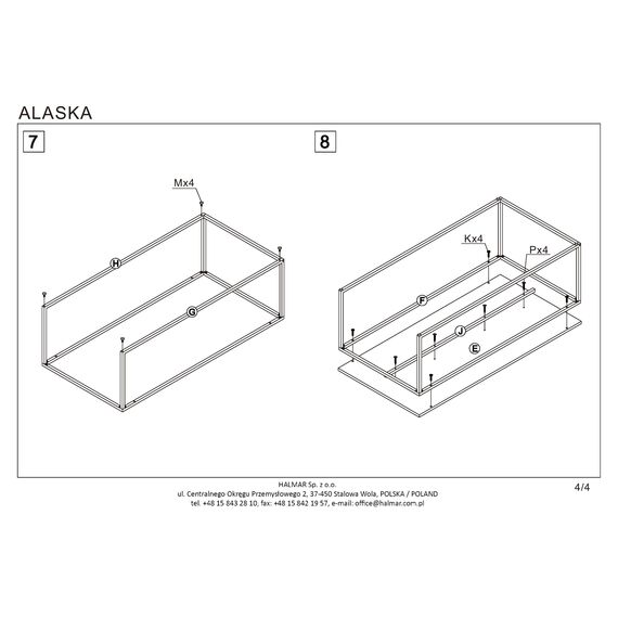  Комплект ALASKA (2 стола журнальных) дуб золотой/черный, 120/60/40 и 55/55/36, изображение 2