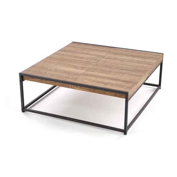 Стол журнальный FREGATA орех медовый/черный, 84/80/30, изображение 12