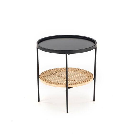 Стол журнальный KAMPA натуральный/черный, 45/45, изображение 3